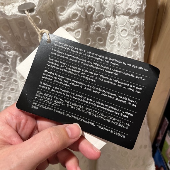 AQUILANO RIMONDI Italy ladies white eyelet skirt-L-GORGEOUS! - Picture 8 of 11